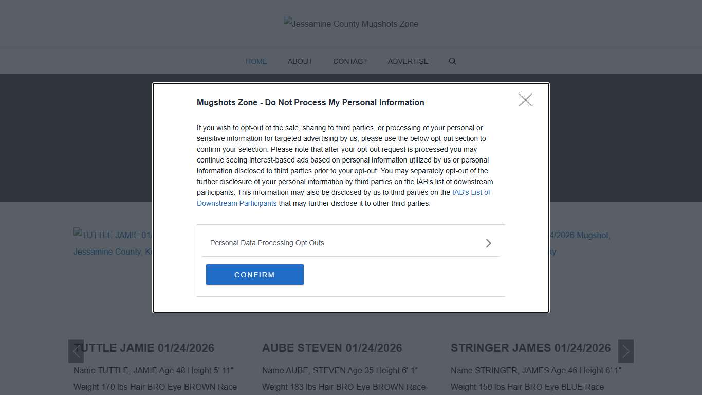 Jessamine County Mugshots Zone